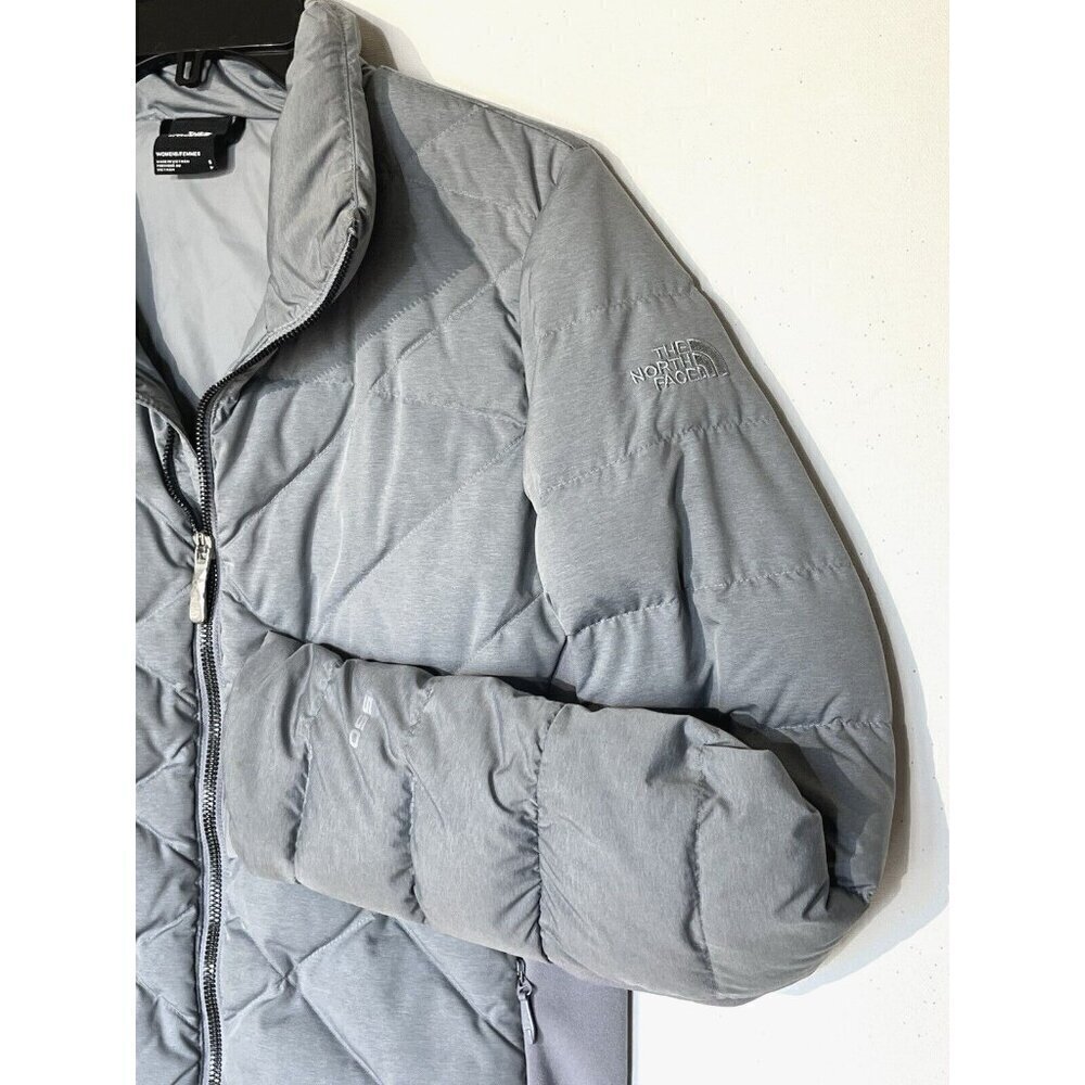 The North Face Gray Lucia Hybrid 550 Fill Goose Down Jacket Puffer - Picture 11 of 15